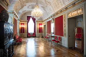 Det Røde Gemak på Christiansborg Slot.