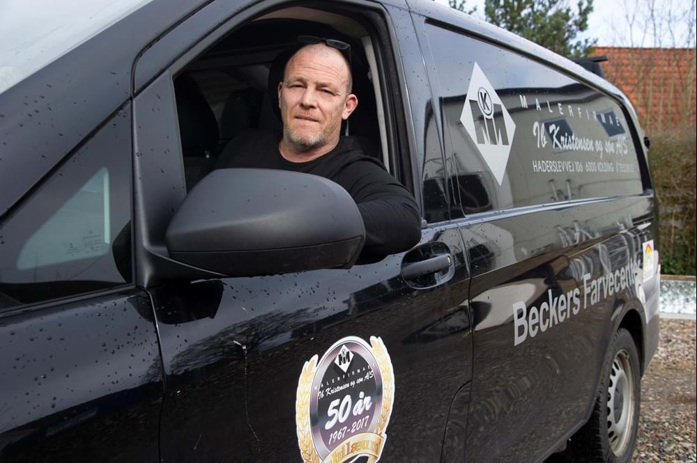 Malermester Rico Nolting lægger et stort arbejde i at være synlig i lokalområdet.