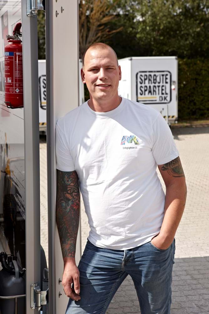 Lasse Svensen Svarrer fra Sprøjtespartel.dk. Foto Kirsten Bille.