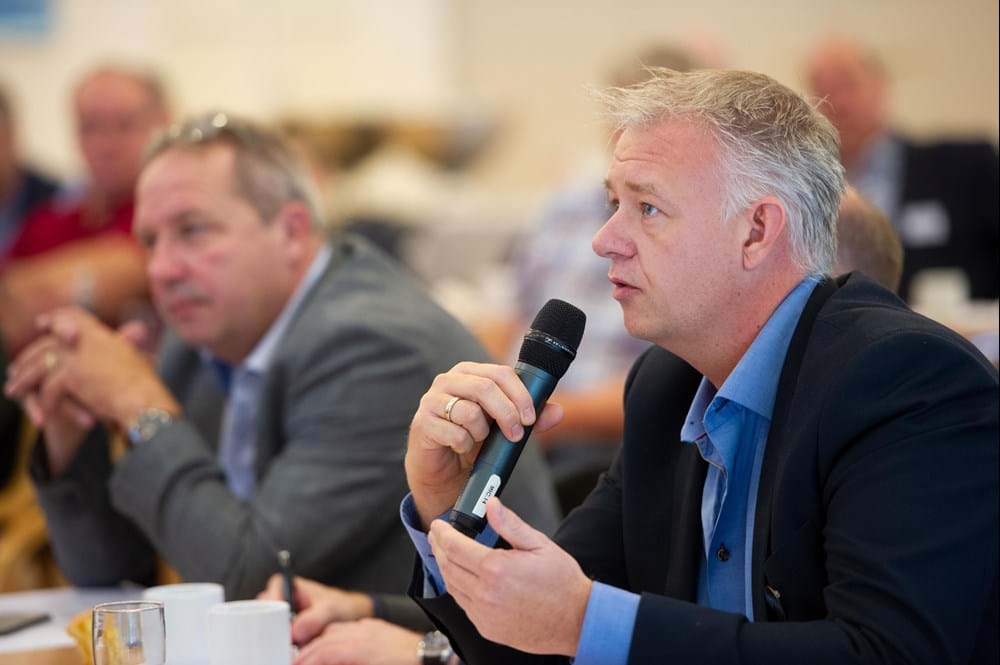 Malermester Dennis Lindholm glæder sig til at komme i gang med arbejdet i Klima- og miljøudvalget i Danske Malermestre. Foto Alex Tran.