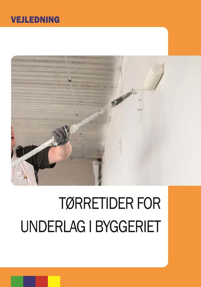 Lilian Bech henviser til vejledningen 'Tørretider for underlag i byggeriet' som rettesnor for, hvornår et givent underlag er klar til malebehandling.