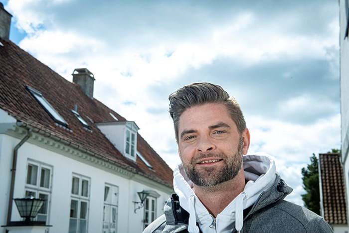 Samuel Julian Zachariae, Lykkebo Malerfirma, har oplevet en dramatisk nedgang i omsætningen efter nedlukningen. Foto Søren Hytting