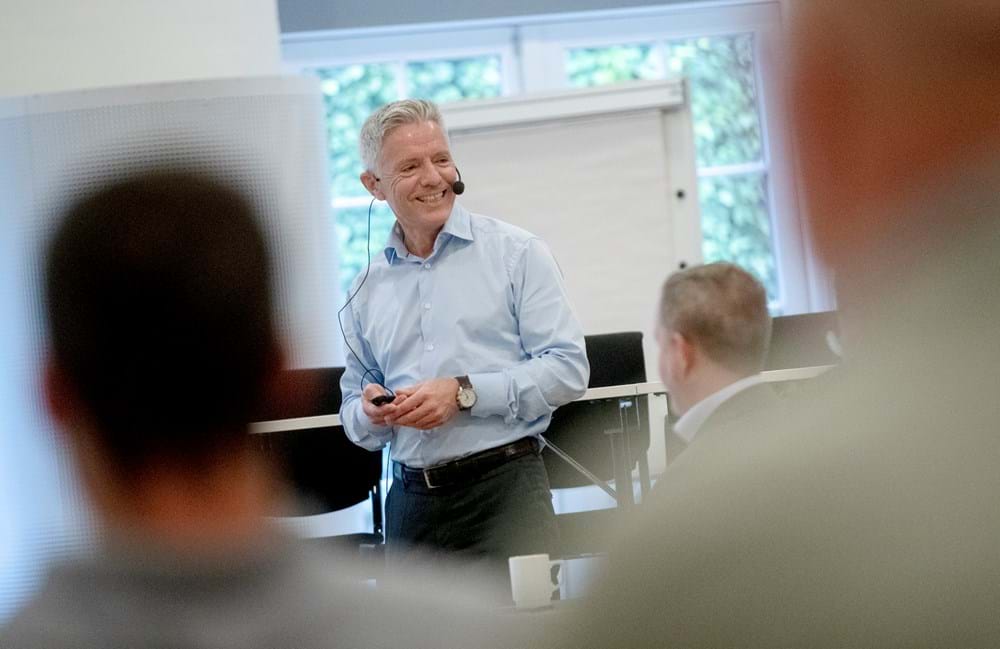 Ole Draborg til oldermandsmødet 2020. Foto Brian Rasmussen