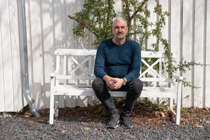 Malermester Dan Wiche forventningsafstemmer altid med sine lærlinge, så de ved, hvad de går ind til. Og alle idéer er velkomne. Foto Søren Hytting.