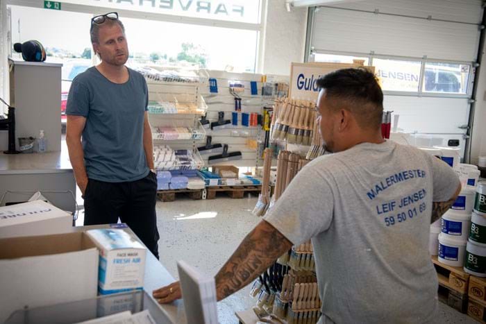 Bo Almlev savner de sociale ting, som coronaen har sat en stopper for. Han savner at kunne takke medarbejderne på en mere uformel møde for deres gode arbejde. Foto Søren Hytting