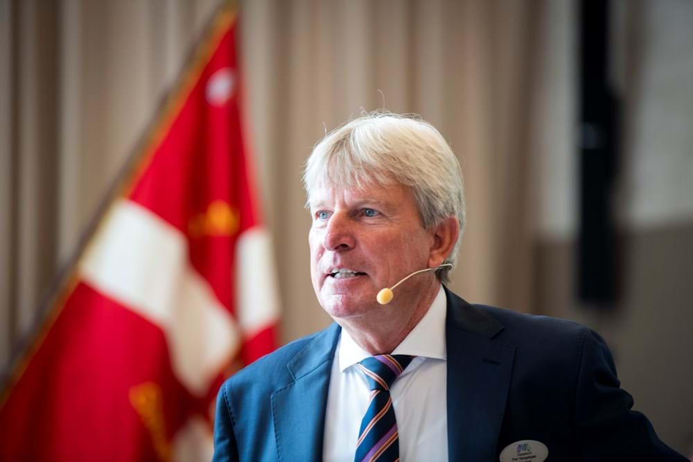 Danske Malermestres formand Per Vangekjær til årets generalforsamling. Foto Søren Hytting