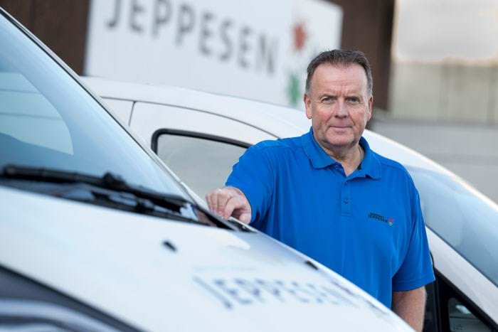 Det største ryk det seneste år for Malerfirmaet Jeppesen er, at kunderne ikke bygger nyt, men i stedet renoverer. Foto Michael Bo Rasmussen/Baghuset