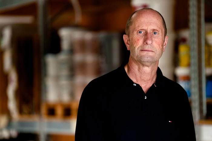 Det går ikke helt så stærkt som tidligere, erkender malermester Henrik Høj, Rosenberg Malerfirma. Foto Brian Rasmussen