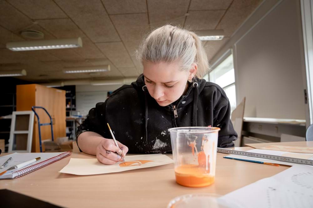 I regeringens folkeskoleudspil er der lagt op til mere praktisk undervisning. Foto Brian Rasmussen.