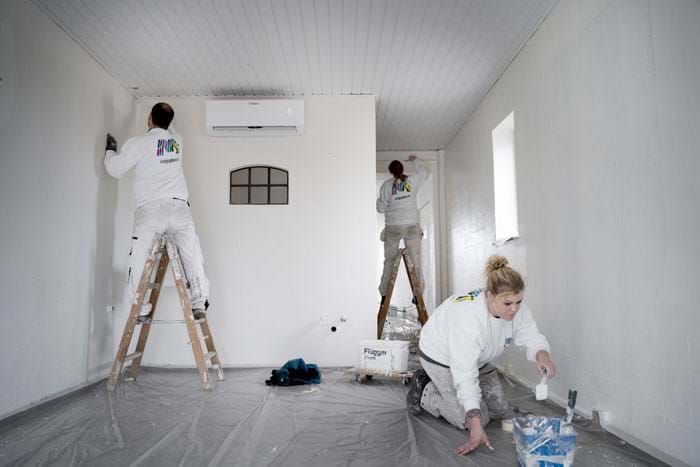 Mængden af privat byggeri er faldende, hvad der betyder en faldende mængde opgaver i fagentreprise. Foto Brian Rasmussen