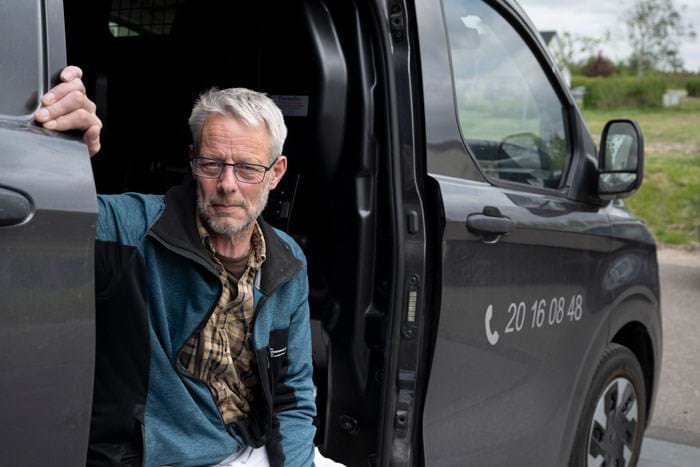 Fra TECHCOLLEGE var nogle af rådene til malermester Henrik Biehl, at færre skift mellem opgaver og en fast makker på arbejdet kunne være en hjælp. Foto Michael Bo Rasmussen